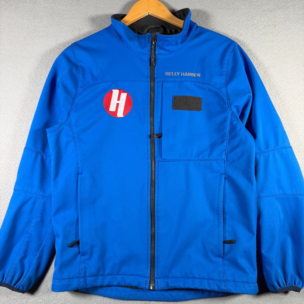 Helly Hansen Mens Heavenly Lake Tahoe Blue Softshell Fleece Jacket Size M